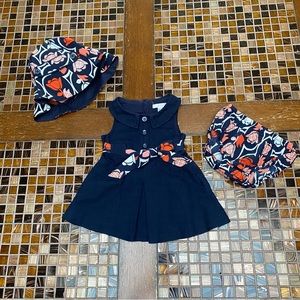 Janie and Jack Tulip Sash Jacquard Dress